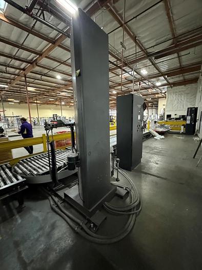 Used Wrapper, Pallet, Wulftec, WCA-SMART, Powered Roller Conveyor, #5991045