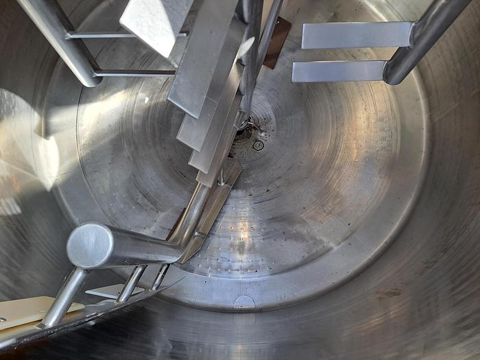 Used Tank, 1,000 Gallon, Scrape Agitated, Jacketed, APV Crepaco #S745296