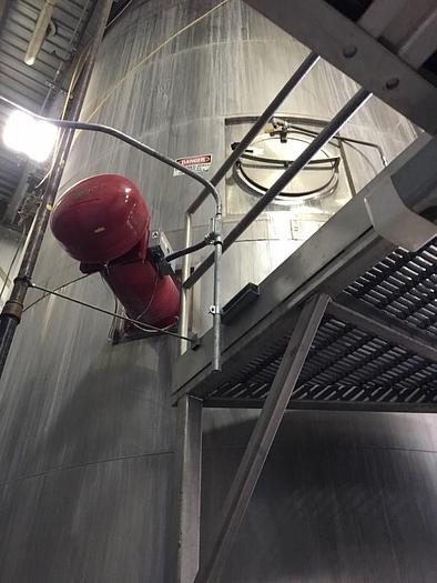 Used Spray dryer 7,000 lbs. Per hour evap. V-bottom dryer three nozzles