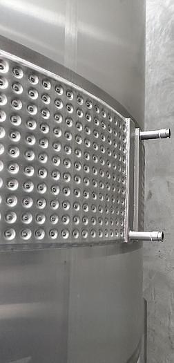 Used Tank, 6,000 Gallon, Stainless Steel, Agitated, Dish Bottom, Jacketed #4445060