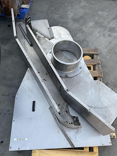 Used Mixer, Ribbon, Approx. 90 CF, Stainless Steel, Gemco, 40 HP #5512916