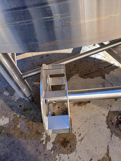 Used Tank, 500 Gallon, Mix Tank, Jacketed, Walker, 304 Stainless #S745318