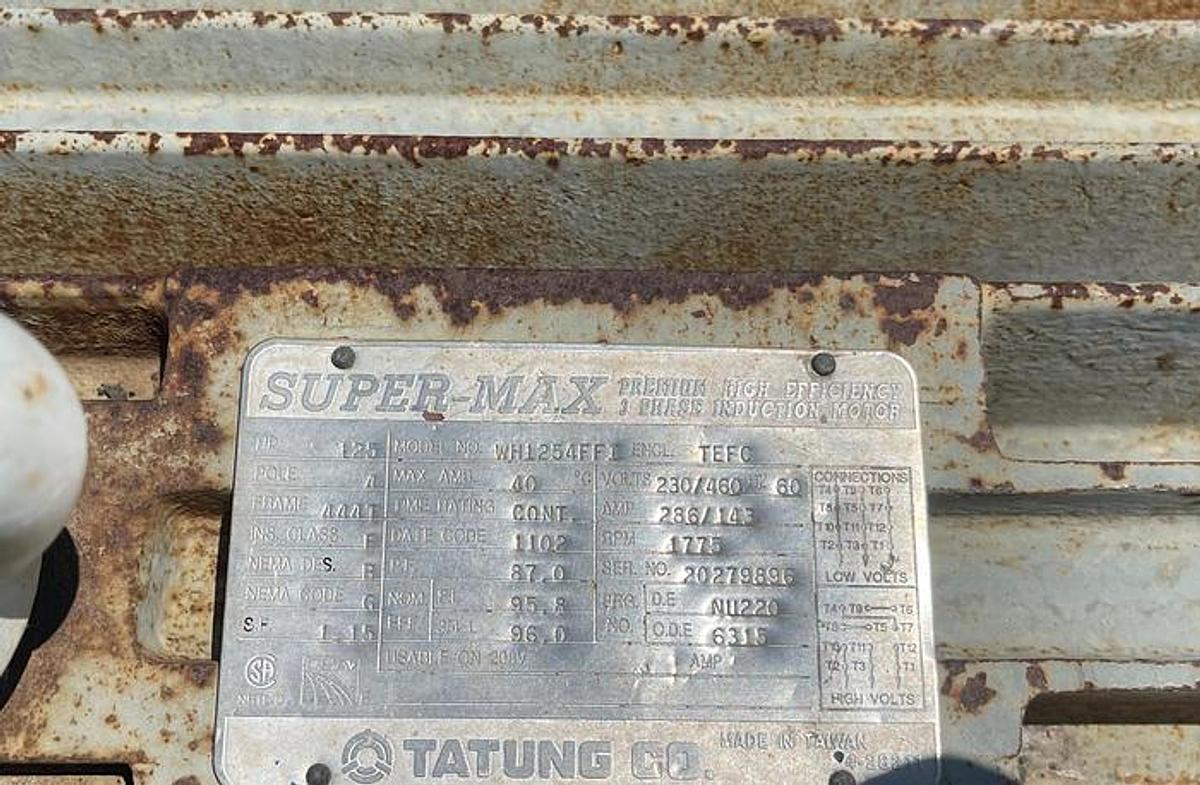 Used Pump, Positive, Fristam FKL 600, 125HP, 7" In/Out, Flanged, #5991932