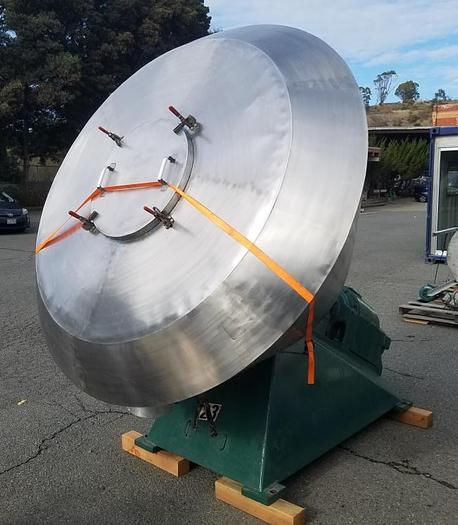 Used Coating Pan, 66" x 36", S/st, #S743483