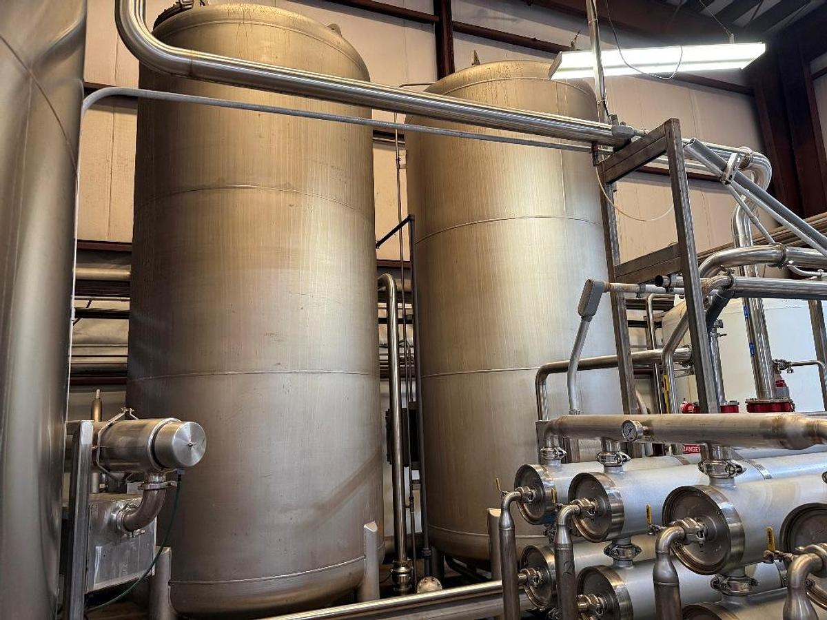 Used Filtration System, 300 GPM Nano Filtration & Permeate Storage, Osmonics/Promac/Aquafine, #5991631