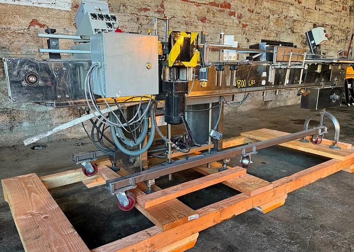 Used Labeler, Pressure Sensitive, Wrap, 6" High Labels, C.E. King, Model LH6 #S745366