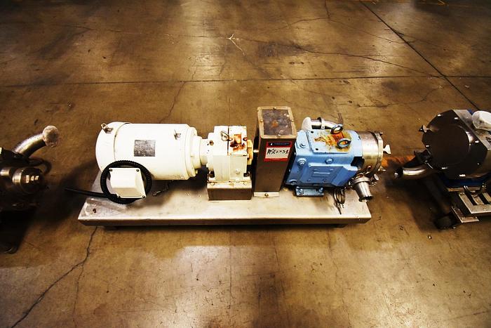 Used Pump, Positive, Waukesha, Model 130, 7.5 HP, 3” In/Out, #5991152