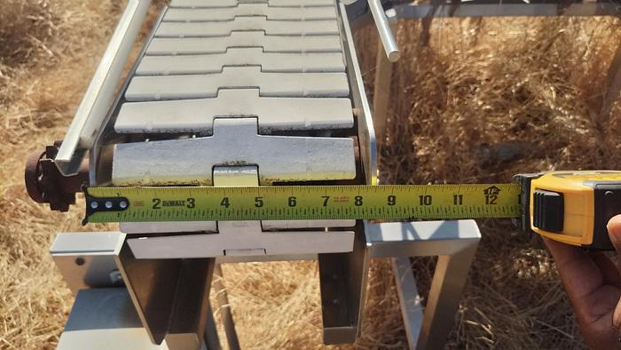 Used Conveyor, Belt, 7.5" x 7'8", S/st, Safeline #S740535