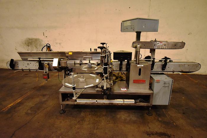 Used Labeler, Pressure Sensitive, Front & Back, Accraply, Model 35PW #5991064