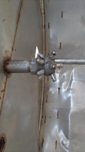 Used Tank, 4,500 Gallon, Stainless Steel, Agitated, 7’6” x 14' #S745312
