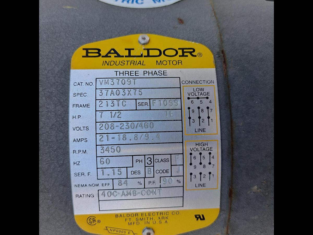 Used Dust Collector, Donaldson 24 Cyclone, 7.5 HP, 1950–3500 CFM, #5991533