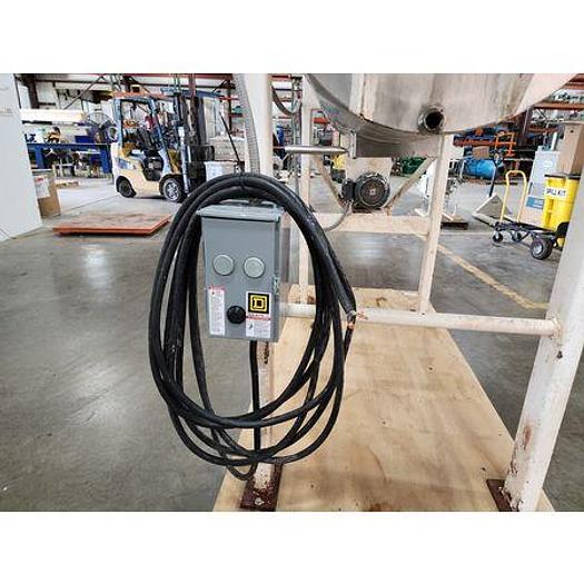 Used Ribbon Mixer, 18 Cu Ft, Stainless Steel, Jacketed, 5 HP - #