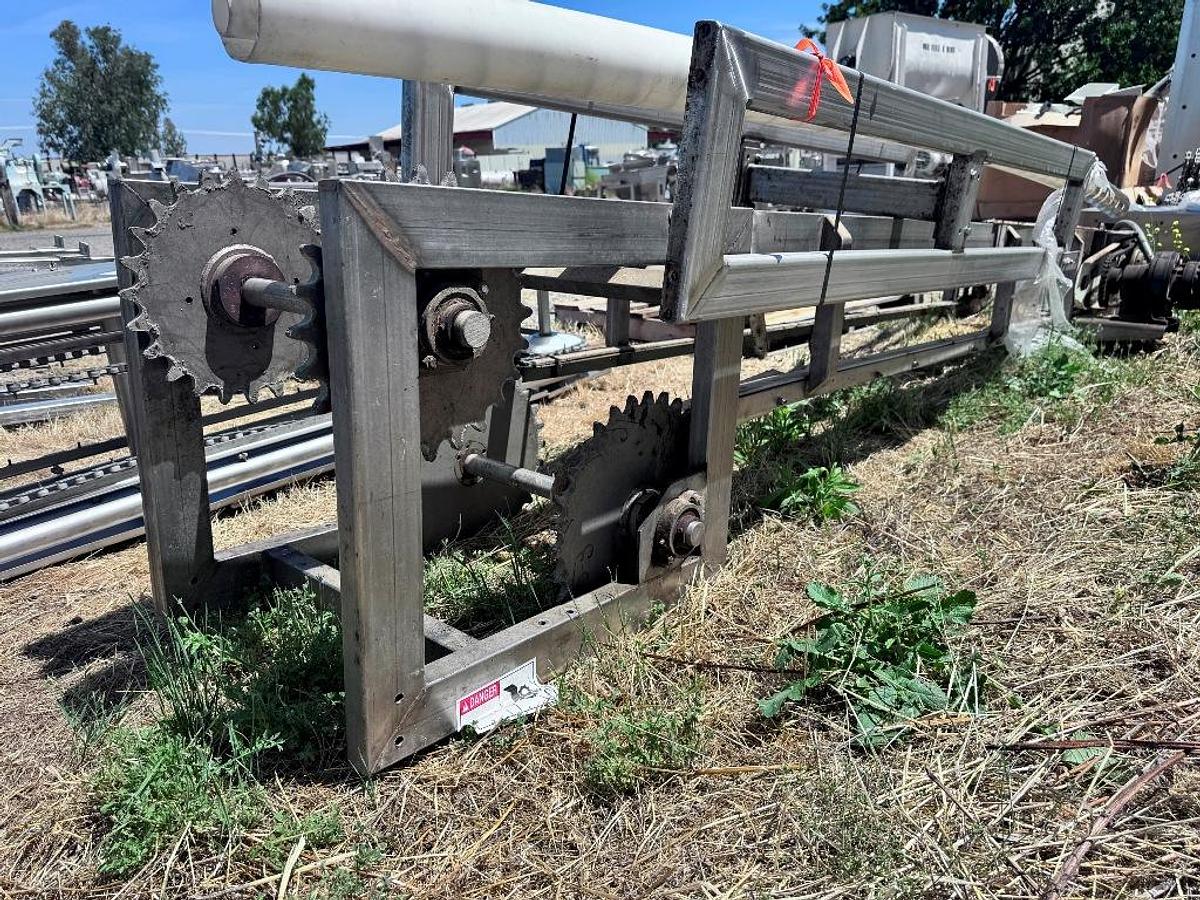 Used Elevator, Z Frame Bucket Elevator, Chain Driven, 185" Discharge Height, #59917800