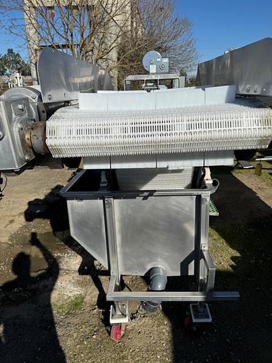 Used Washer, Prewash Tank, Stainless Steel, 22" Wide Cleated Belt, Z-Frame - #5355604