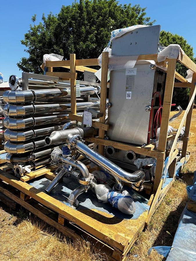 Unused Sterilizer System, Media, Alfa Laval, PHE Type, 119 GPM, Stainless Steel, #5991413