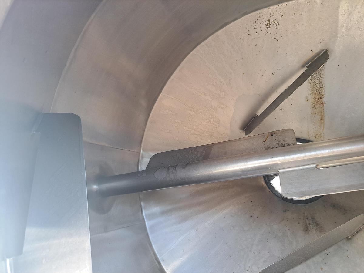 Used Mixer, Conical, Double Cone, 20 Cu Ft, Stainless Steel, 5 HP, #5991566