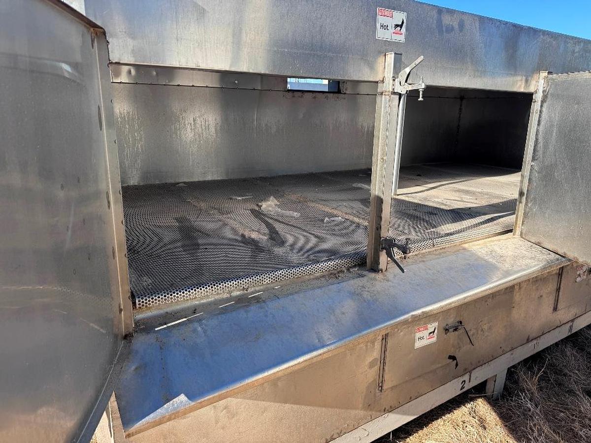 Used Roaster System, Dual Bed, (2) 12' L x 6' W Beds, Gas Fired, Stainless Steel, #5991873