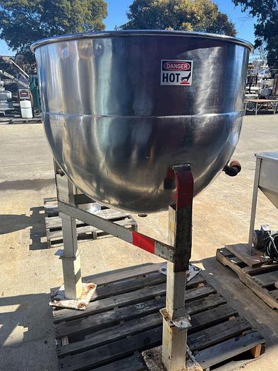 Used Kettle, 150 Gallon, S/st, Jkt, 40 PSI, Hamilton #S744889
