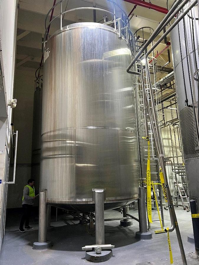 Used Tank, 10,000 Gallon, Watson Metal Masters, Agitated, Stainless Steel, Insulated, Qty 3, #5991624