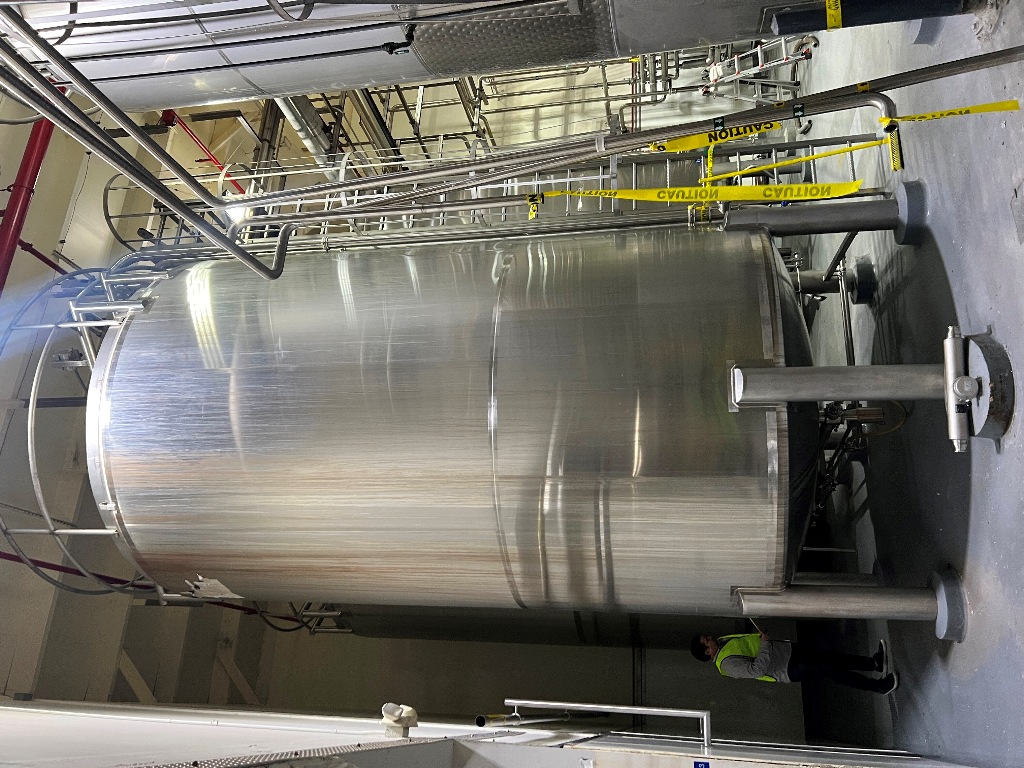 Used Tank, 10,000 Gallon, Watson Metal Masters, Agitated, Stainless Steel, Insulated, Qty 3, #5991624