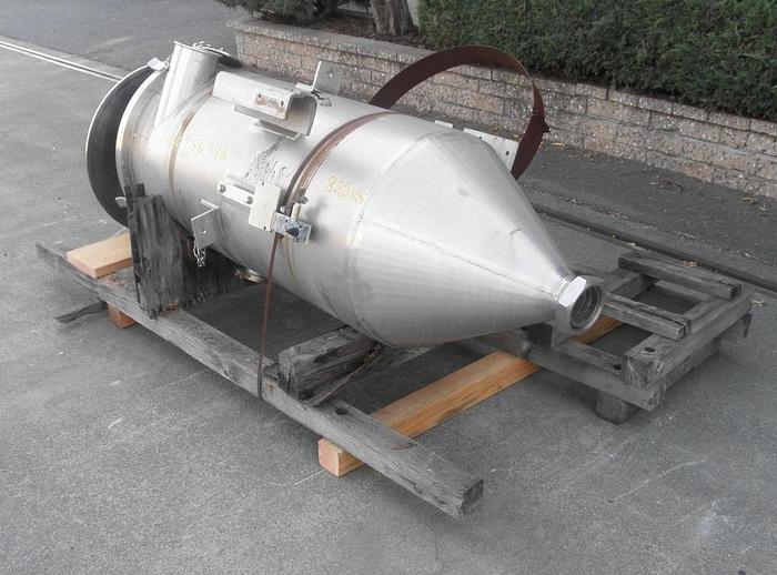 Used Tank, 125 Gallon, 316 Stainless steel, 2' X 4', Flash/Surge, Agitated, Cheese #S694027