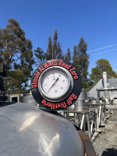 Used Still, 650 Gallon, S/st, Column, Condenser, Steam Heated #C745097