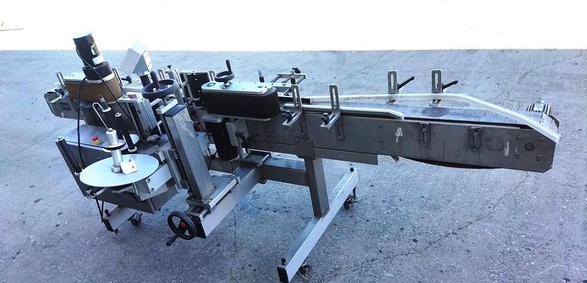 Used Labeler, Pressure Sensitive, Quadrel Econoline E100, 2021, Stainless Steel, #5991957