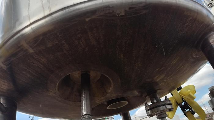 Used Reactor, 209 Gallon (790 Liters), 316L Stainless Steel, Jacketed, DCI, 45 PSI #S745278