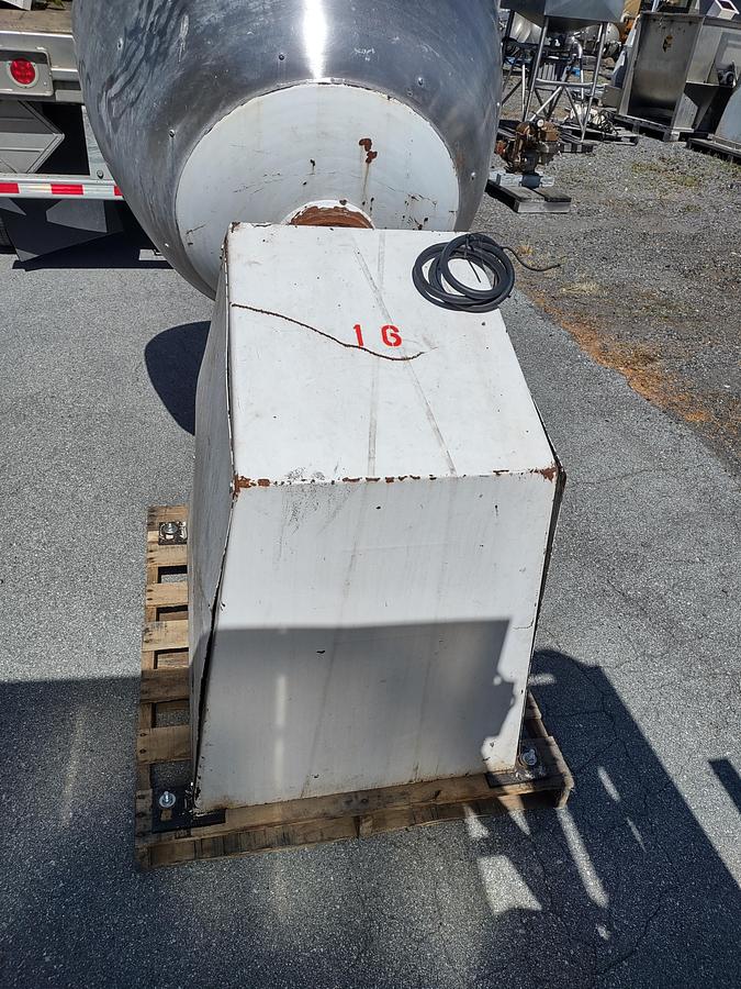 Used Coating Pan, 48" Diameter, Stainless Steel, Baffles, #5991573