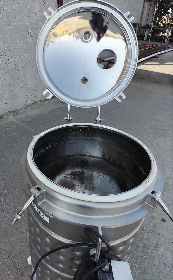 Used Tank, 30 Gallon, DCI, Jacketed, Agitated, Stainless Steel, #5991470