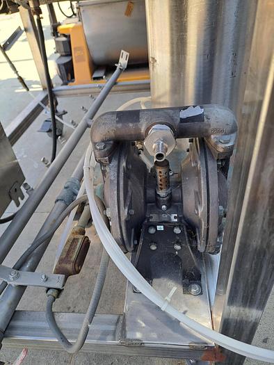 Used Seasoning Drum, 24" x 84", Stainless Steel, Dry and Liquid Application #S745483