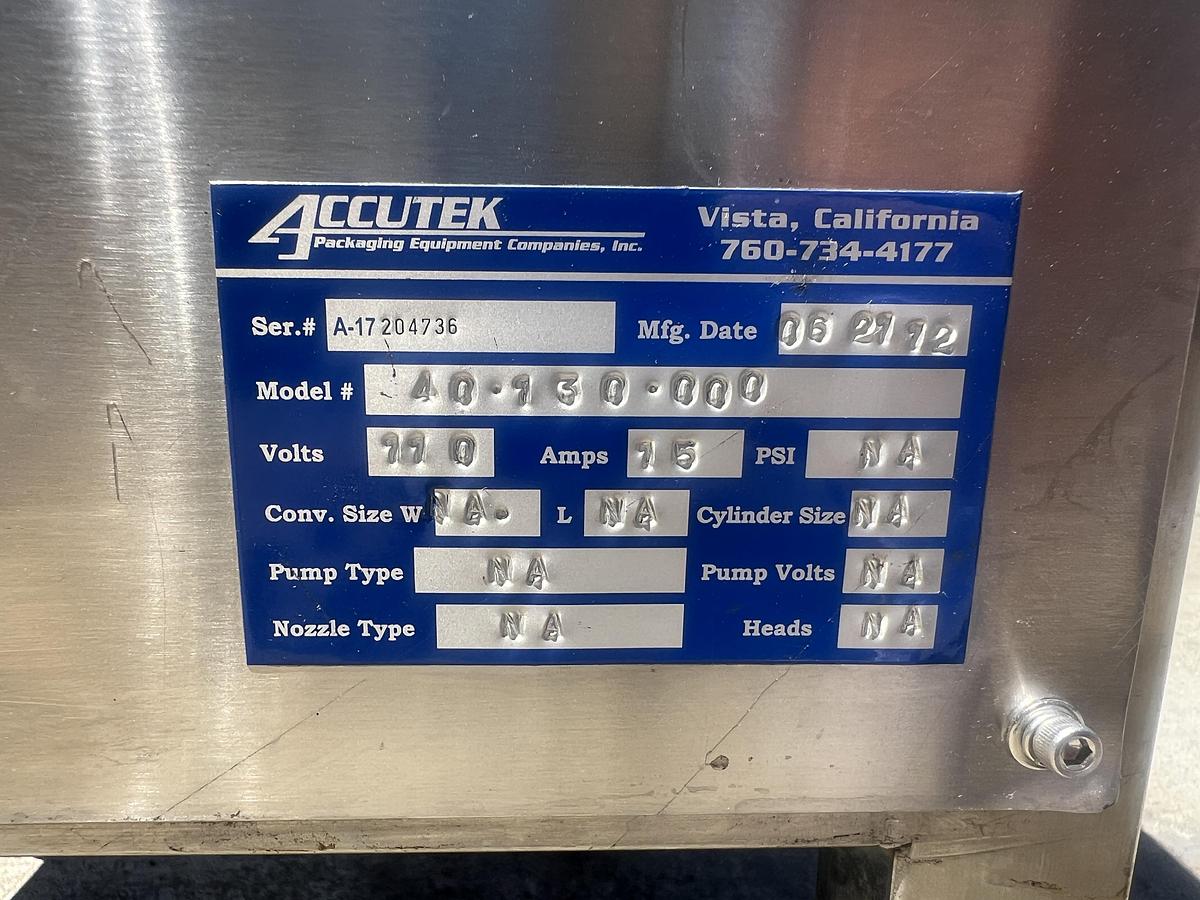 Used Labeler, Wrap, Hot Glue, Accutek, Labelette, Model 40-130-000