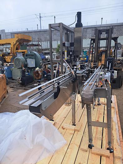 Used Capper, Inline, Chuck Screw Capper, Automatic, Cap Feeder #C745456