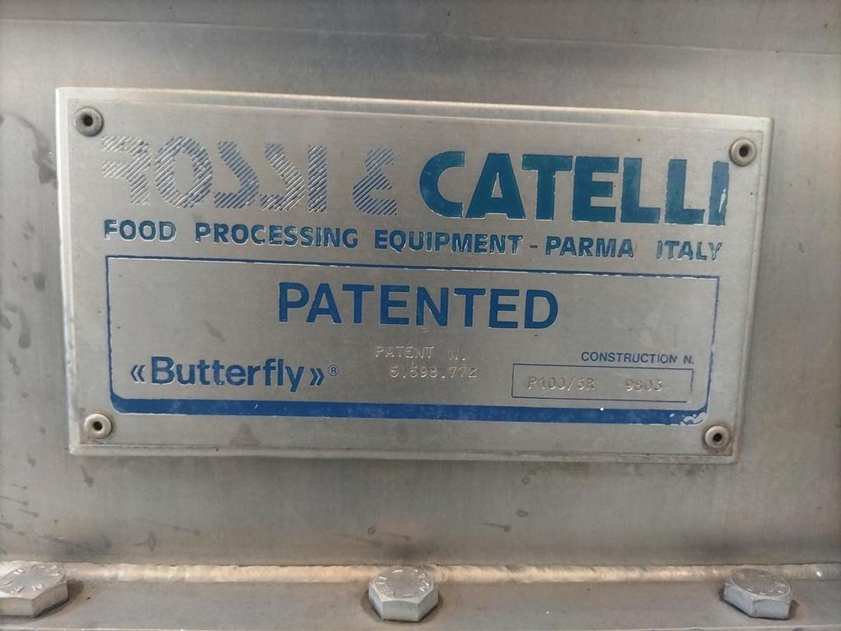 Used Pulper, Finisher, Rossi Catelli, Model P100/6R, Butterfly Turbo Juice Extractor, #5991914