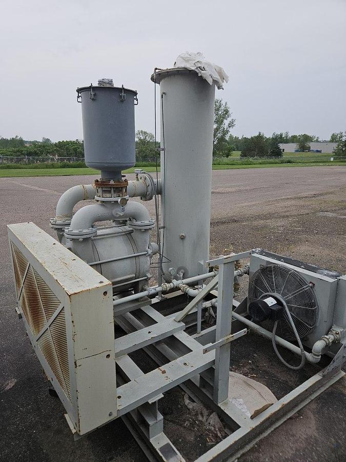 Used Pump, Vacuum, 75 HP, Siemens, Mdl 2BE1252-0BY2-Z, 1400 CFM, 28" Hg, #5991532