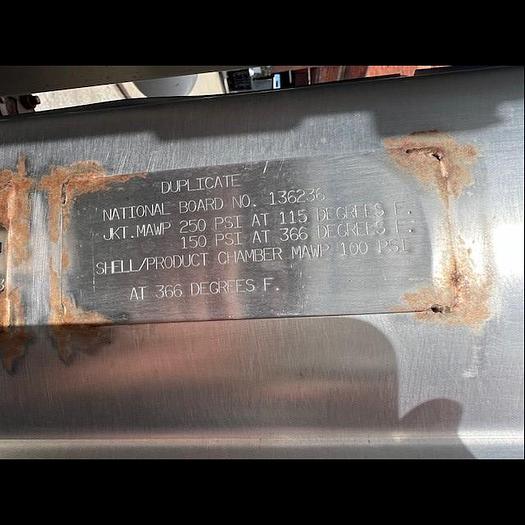 Used Votator, 8" X 36", Single, Groen, S/st, Vert, 10 HP (3) #S717400