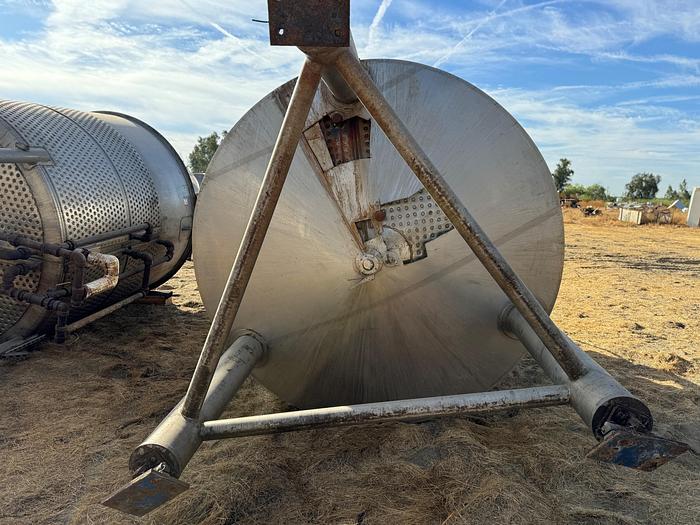 Used Tank, 2,750 Gallon, 316 Stainless Steel, Jacket, Agitated, #5991019