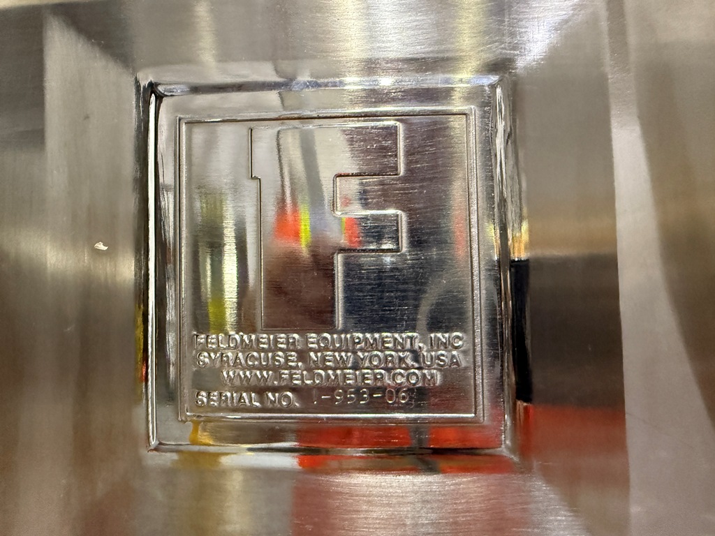 Used Tank, 9,000 Gallon, Feldmeier, Agitated, Stainless Steel, Cone Bottom, Qty 3, #5991617