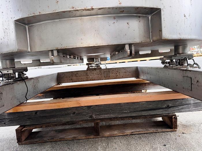 Used Reactor, 528 Gallon (2000 Liter), Single Use, Stainless Steel, Pall Life Sciences, 55" x 56" Jacketed, #5991262