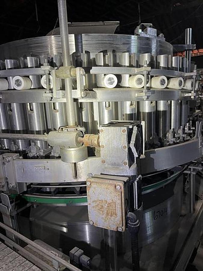 Used Filler, Piston, 40-Head, Rotary Piston Filler, Zacmi , Model 0295/40/3, #5991916