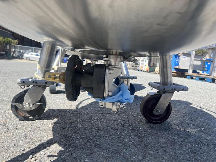 Used Reactor, 65 Gallon (250 Liters), 316L Stainless Steel, Jacketed, Agitated #S745443