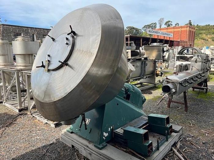 Used Coating Pan, 66" x 36", S/st, #S743483