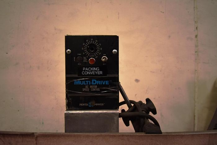 Used Conveyor, Belt,  6" Wide X 60" Long, Stainless Steel, Belt Drive #5991066