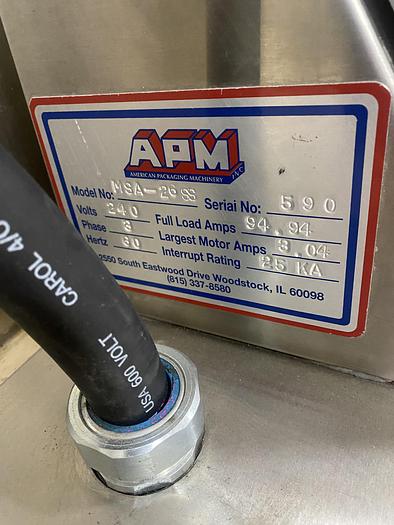 Used Wrapper, Bundler, APM, Mdl DT 2000, Model MSA-26SS