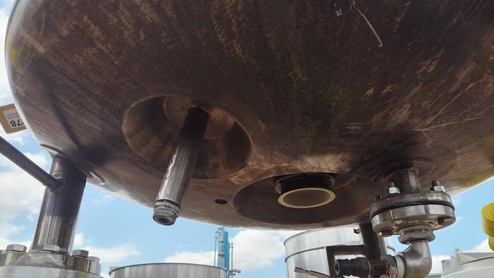 Used Reactor, 209 Gallon (790 Liters), 316L Stainless Steel, Jacketed, DCI, 45 PSI #S745278