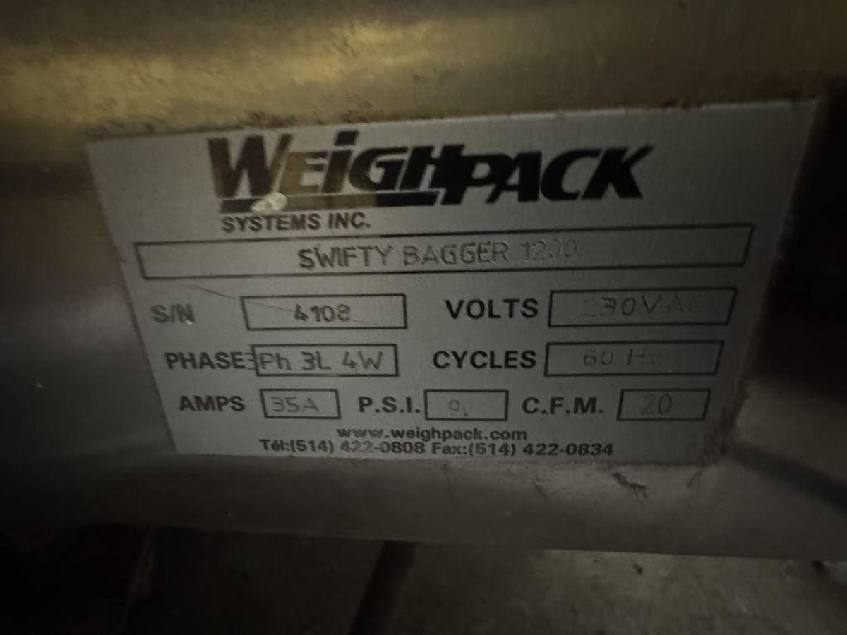 Used Filler, Pouch, Swifty Bagger 1200, Star Auger, BSI Scoop Inserter, #5991572