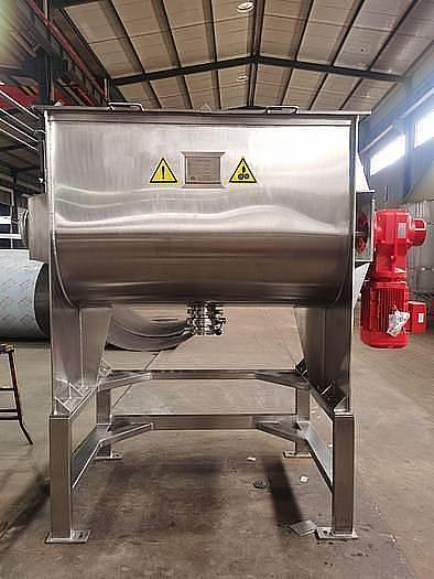 Used New 35 Cubic Foot Stainless Steel Ribbon Mixer, 10 HP