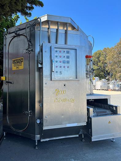 Used Spiral Freezer, Linde Gas, Cryoline CS-110, Stainless Steel, Nitrogen #4416471