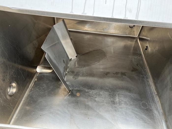 Used Tank, 225 Gallon, Stainless Steel, Rectangular Balance Tank #S744989