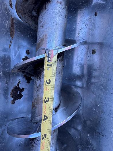 Used Conveyor, Screw, 6" Diameter X 20' Long, Stainless Steel, 1 HP, #5991111